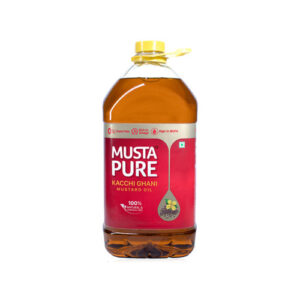 Mustapure Kacchi Ghani Mustard Oil – 5L