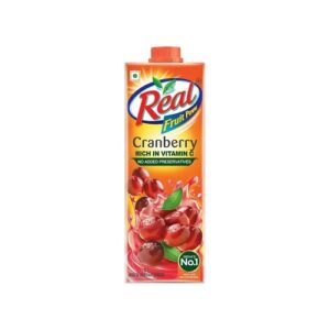 Real Fruit Power Cranberry Juice 1 L