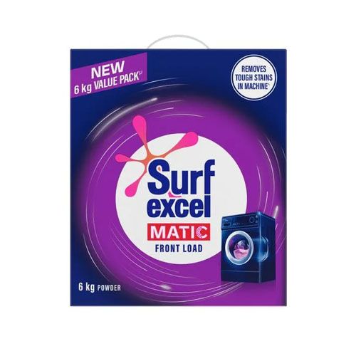 Surf Excel Matic Front Load Detergent Powder – 6Kg